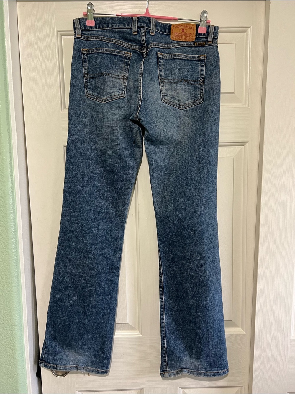 Lucky Brand Dungarees Bootcut Jeans sz 30/10 - Picture 5 of 11